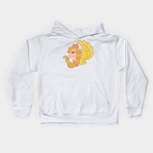 Ginger star pony with freckles Kids Hoodie